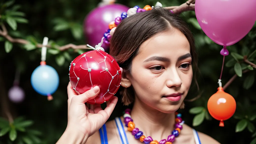 Técnica profesional para añadir globos pequeños a una guirnalda orgánica