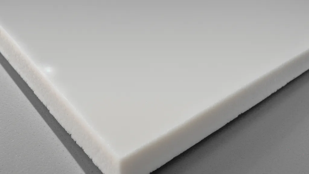 Detalle de cartón pluma de 5 mm de grosor, la base típica para cartelería DIY y bocetos de diseño de fiestas
