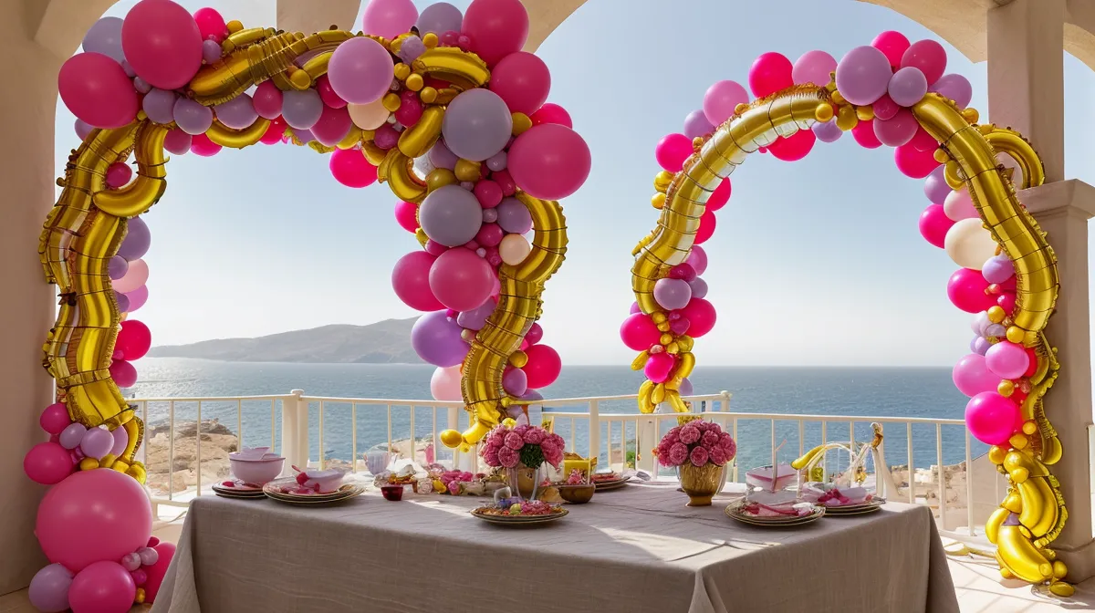 Cómo hacer un arco de globos sin helio para principiantes