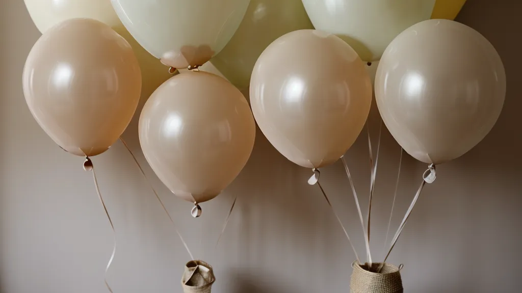 comparación de tamaños de globos de látex profesional de 5 12 y 18 pulgadas